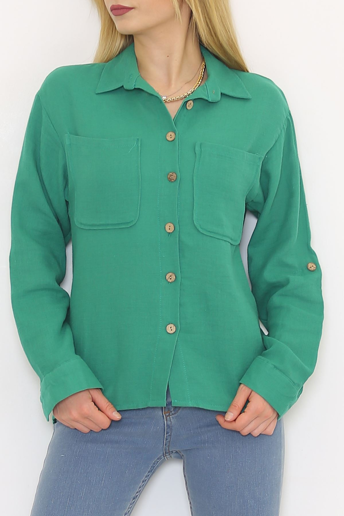 Cepli Gömlek Yeşil - 2149.1602.