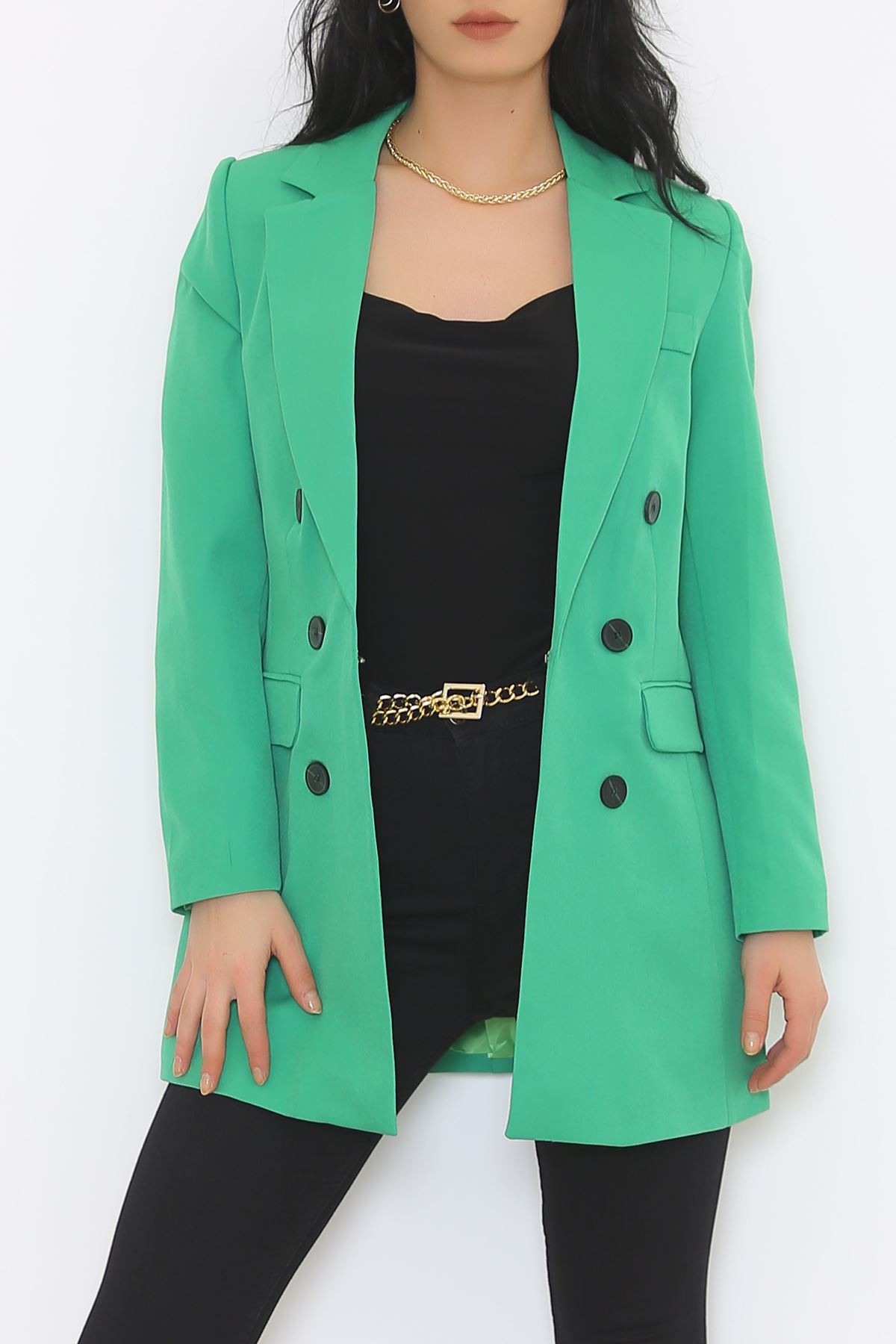 Blazer Yeşil Ceket 