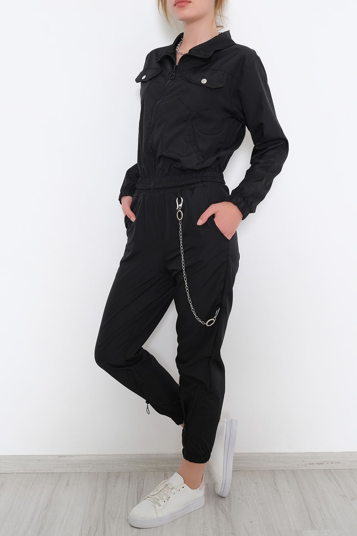 Midi Boy Deri Etek Siyah - 165.998.