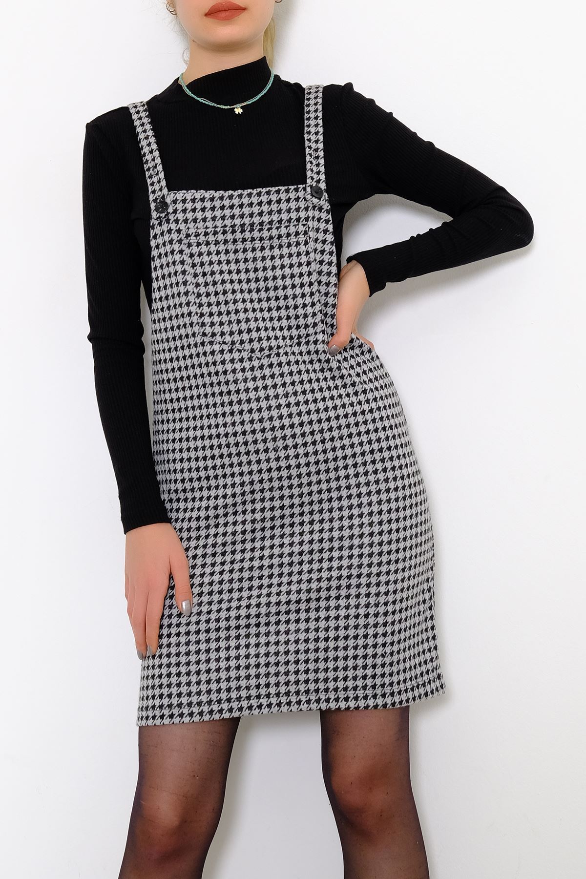 Desenli Pijama Takımı Kırmızıpudra - 10189.1287.
