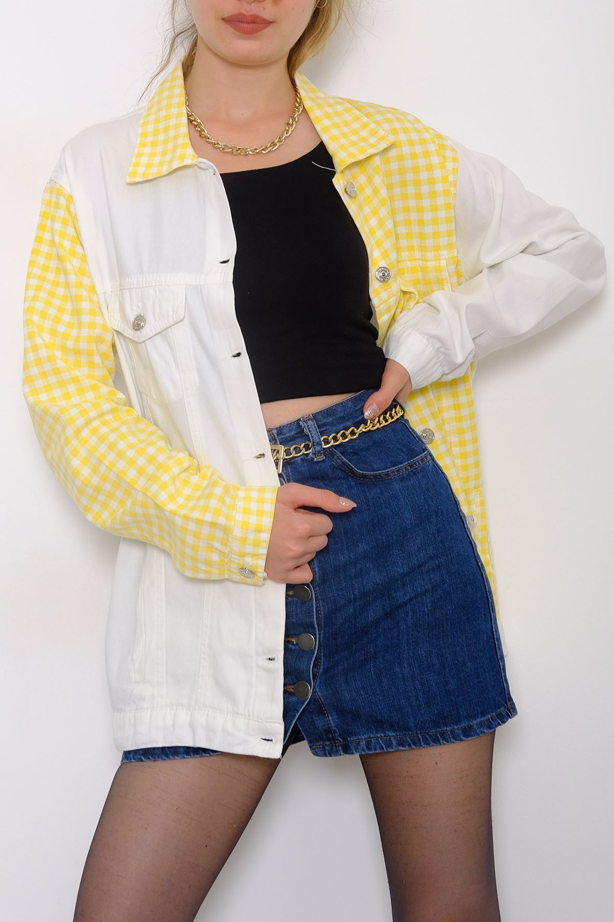 Gabardin Ceket Beyazpudra - 2239.1367.
