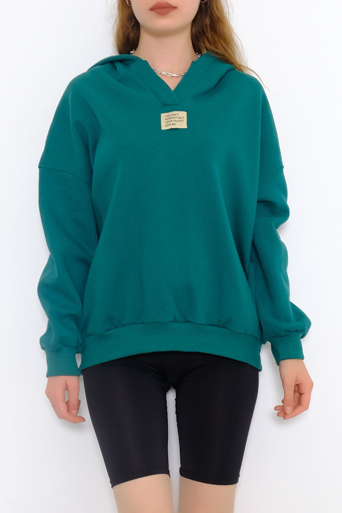 3 İplik Sweat Koyuyeşil - 0022.1145.