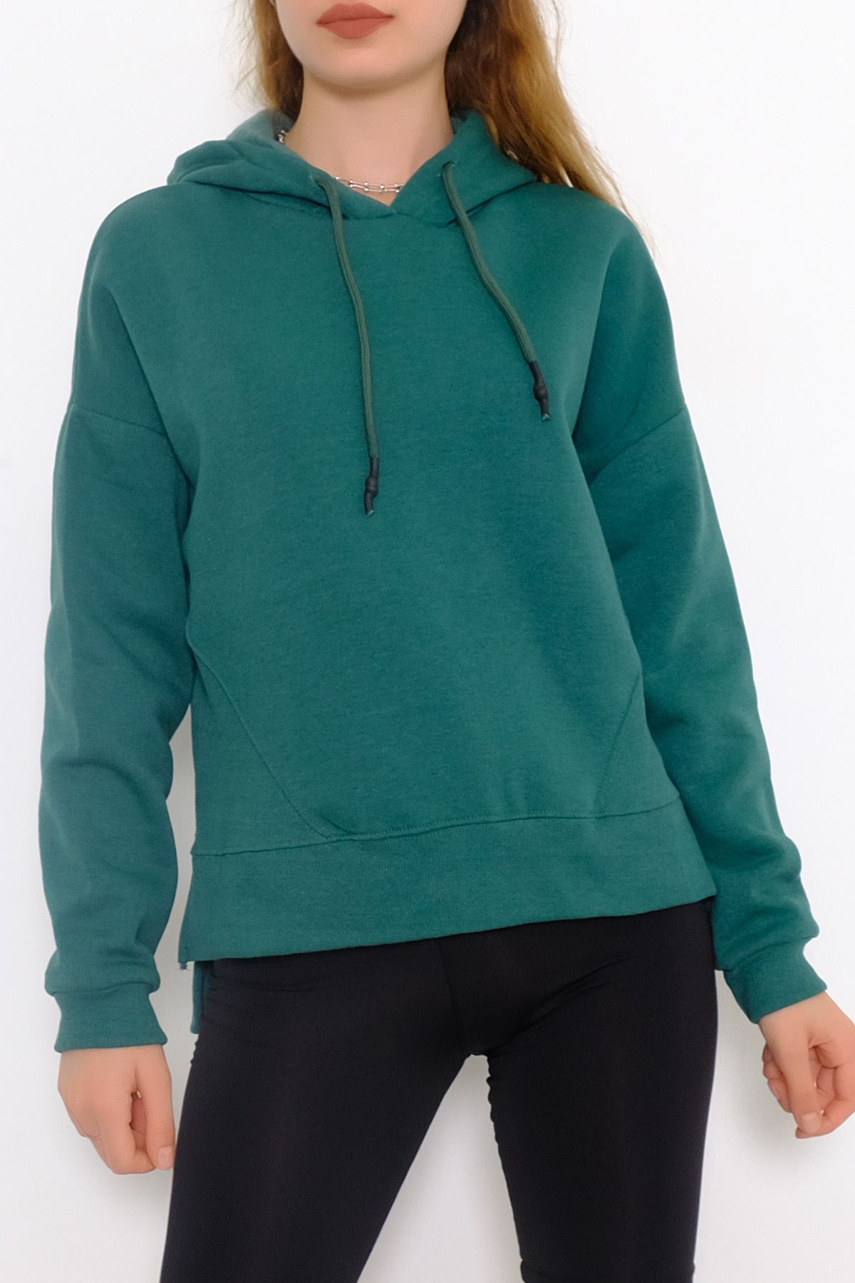 İçi Tüylü Yırtmaçlı Sweat Kahve - 9606.1145.