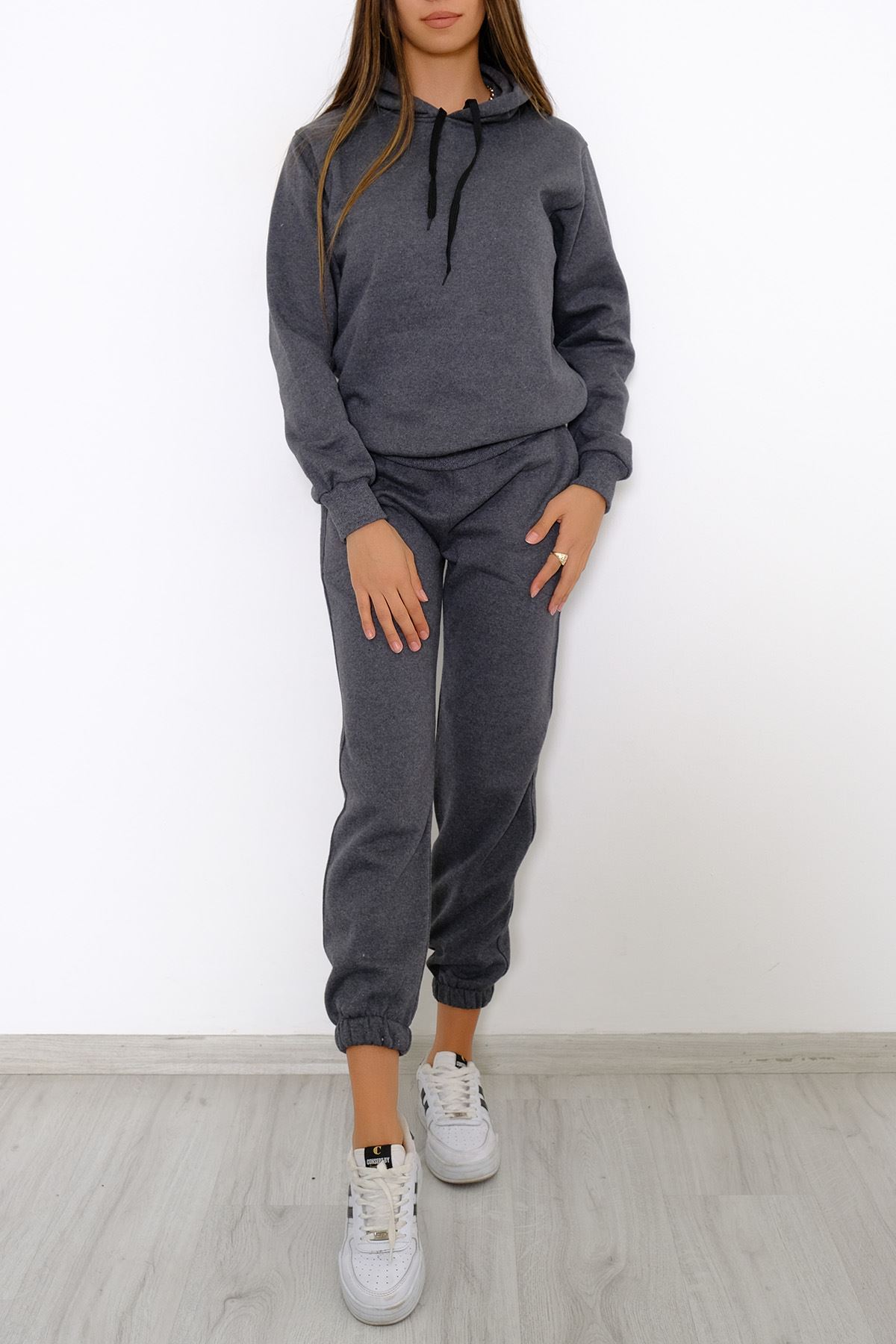 Şardonlu Jogger Eşofman Altı Gri - 10249.275.