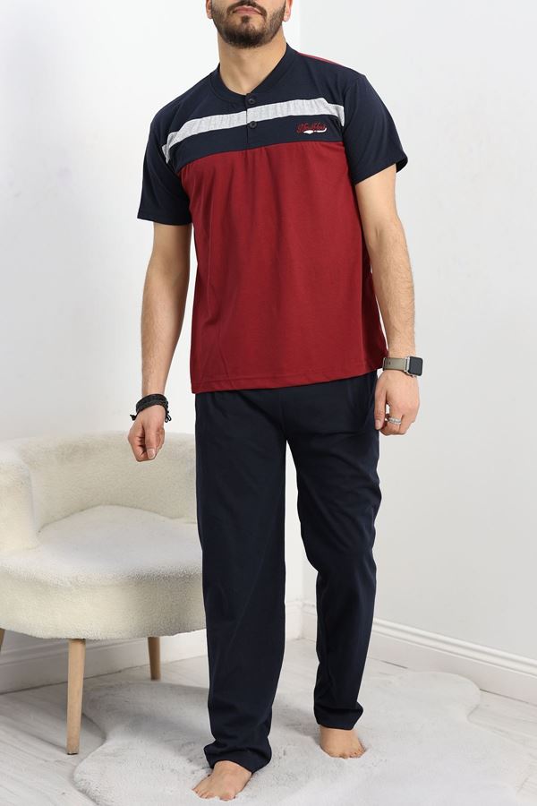 Erkek Pijama Takımı Lacibordo - 40348.1838.