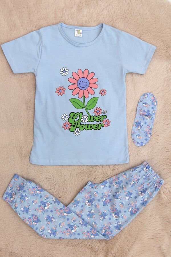 5-12 Yaş Süprem Kız Pijama Takımı Bebemavi - 40607.1951.