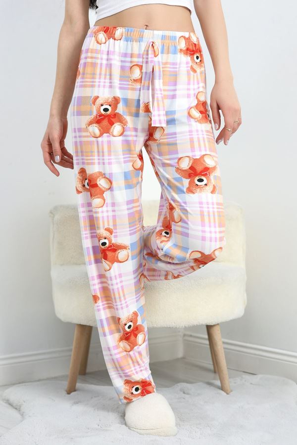 Süet Pijama Altı Somon - 19684.1952.