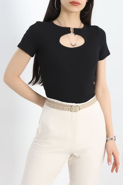 Halka Detay Kaşkorse Body Siyah - 70056.599.