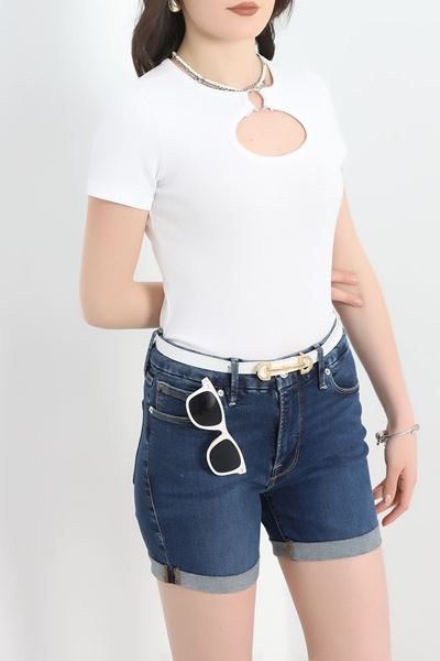 Halka Detay Kaşkorse Body Beyaz - 70056.599.